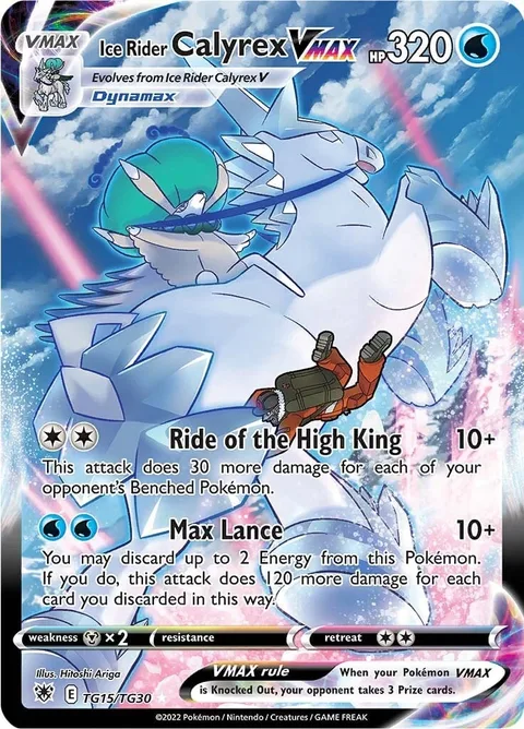 Ice Rider Calyrex VMAX [Ride of the High King | Max Lance]