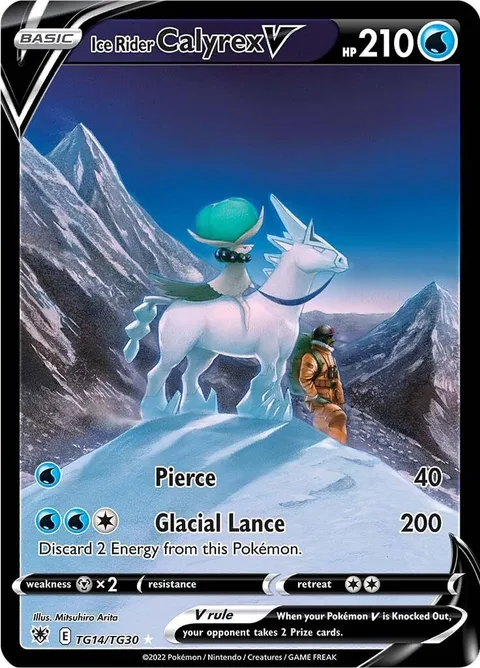 Ice Rider Calyrex V [Pierce | Glacial Lance]