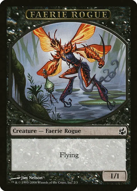Faerie Rogue Token (Black 1/1)