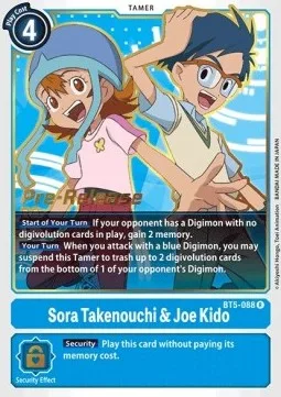 Sora Takenouchi & Joe Kido (BT5-088)