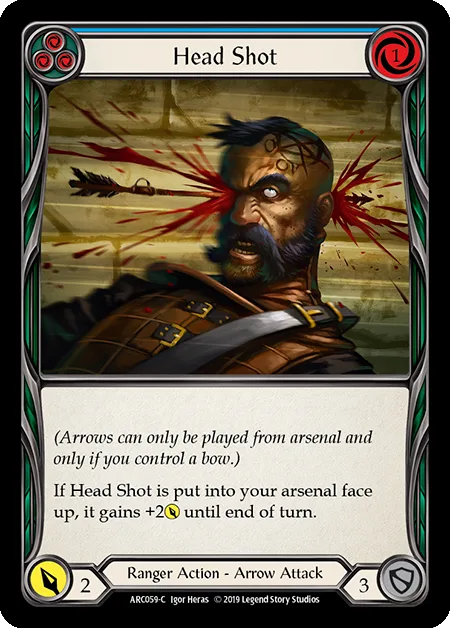 Head Shot (Blue)