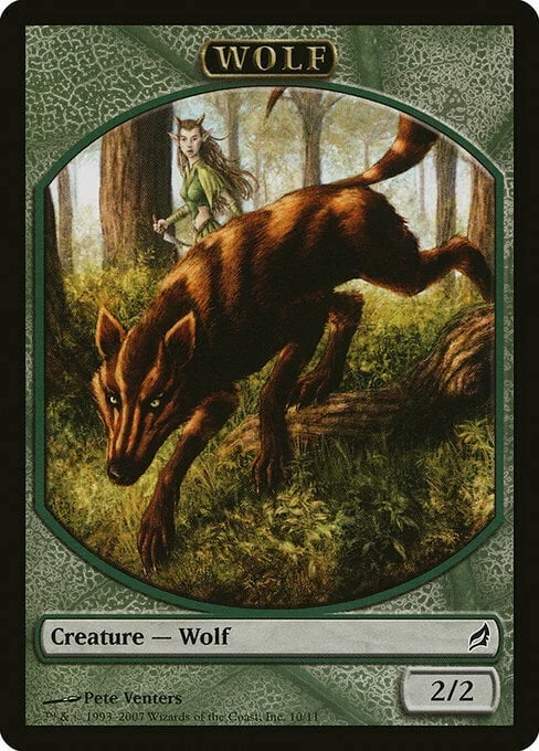Wolf Token (Green 2/2)