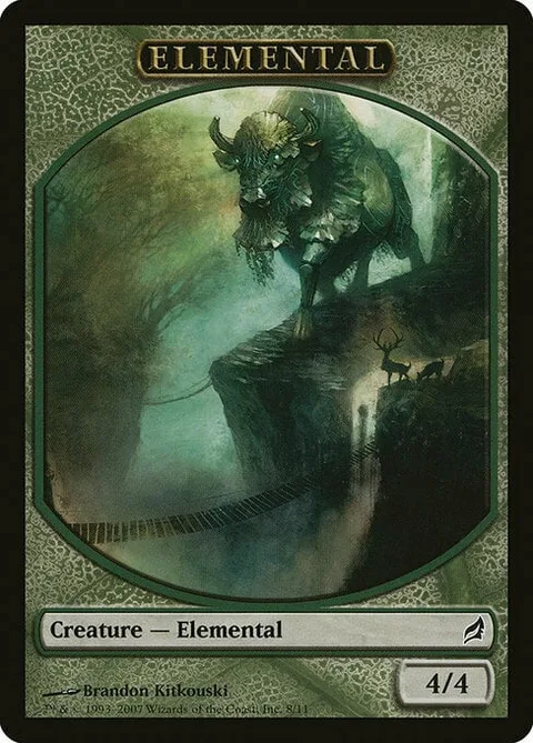 Elemental Token (Green 4/4)
