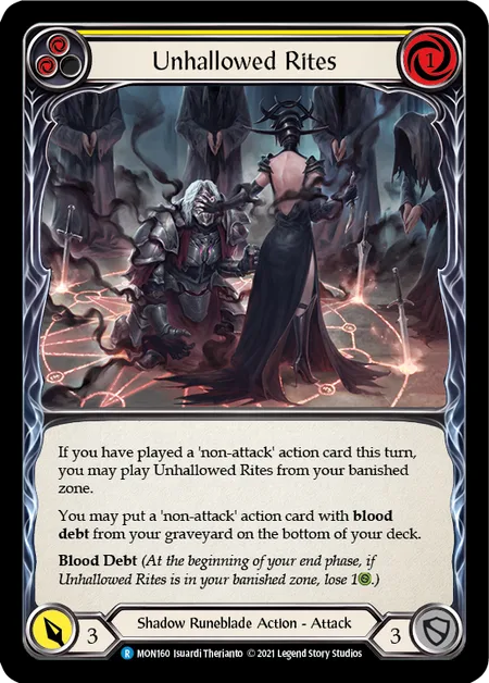 Unhallowed Rites (Yellow)