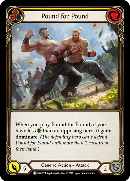 Pound for Pound (Yellow)