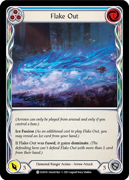 Flake Out (Blue)