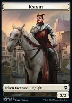 Knight Token (White 2/2)