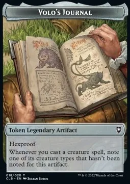 Volo's Journal Token