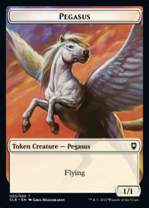 Pegasus Token (W 1/1) // Treasure Token