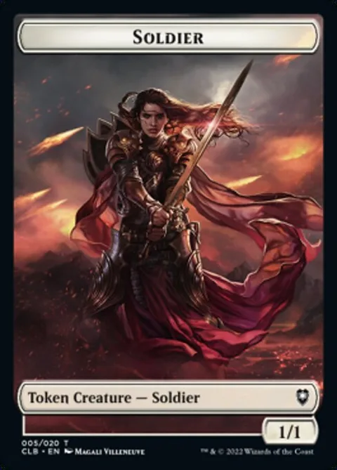 Soldier Token (W 1/1) // Treasure Token
