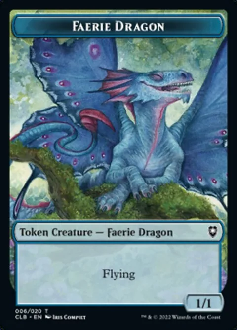 Faerie Dragon Token (U 1/1) // Treasure Token