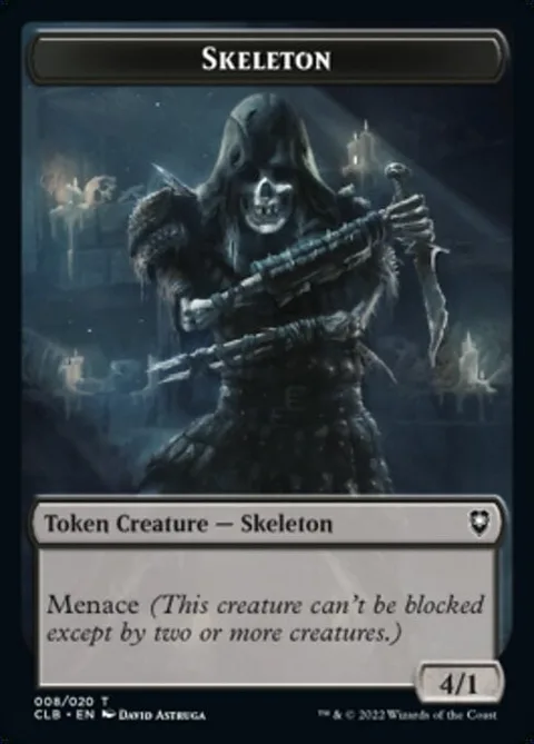 Skeleton Token (B 4/1 Menace) // Treasure Token