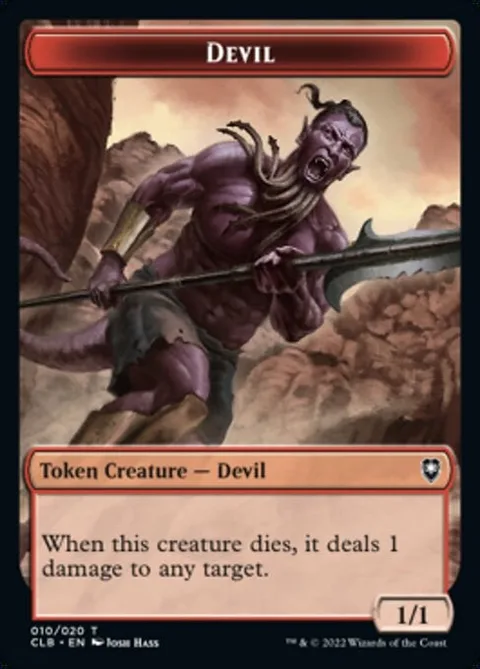 Devil Token (R 1/1) // Treasure Token