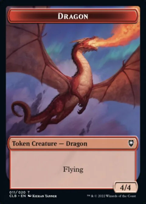 Dragon Token (R 4/4) // Treasure Token