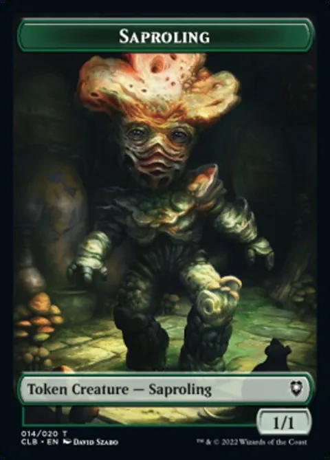 Saproling Token (G 1/1) // Treasure Token
