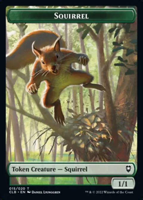 Squirrel Token (G 1/1) // Treasure Token
