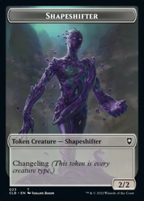 Kor Warrior Token (W 1/1) // Shapeshifter Token (C 2/2)