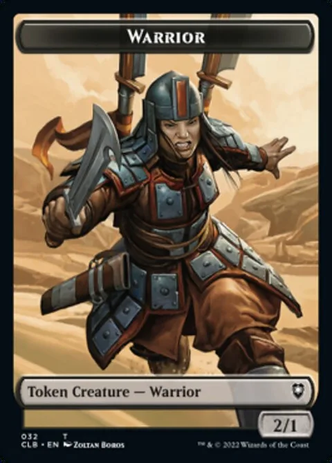 Warrior Token (B 2/1) // Inkling Token (WB 2/1)