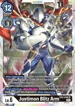Justimon Blitz Arm (EX2-038)