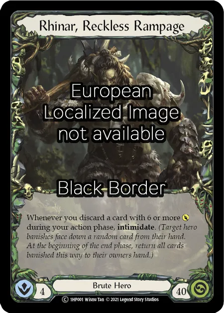 Rhinar, Reckless Rampage