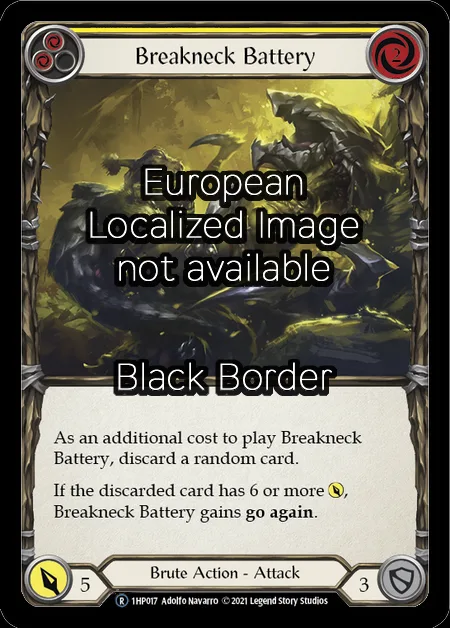 Breakneck Battery (Yellow)