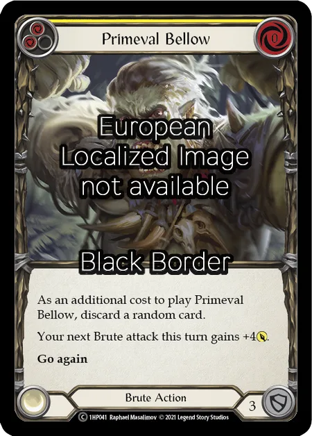Primeval Bellow (Yellow)