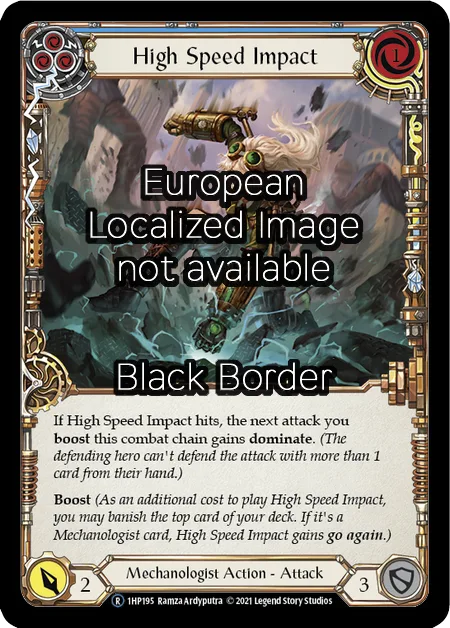High Speed Impact (Blue)
