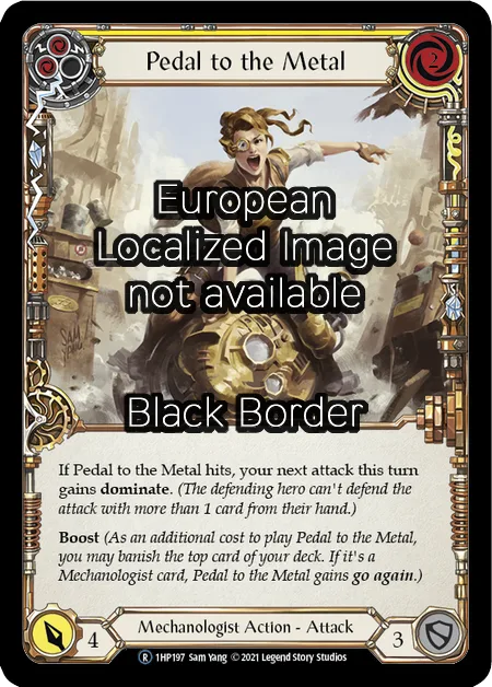 Pedal to the Metal (Yellow)
