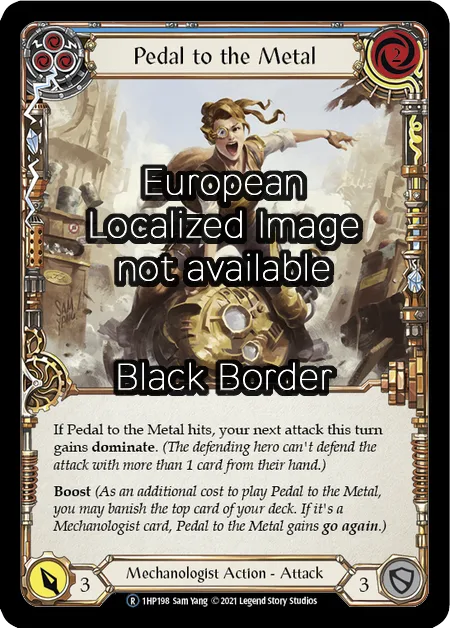 Pedal to the Metal (Blue)