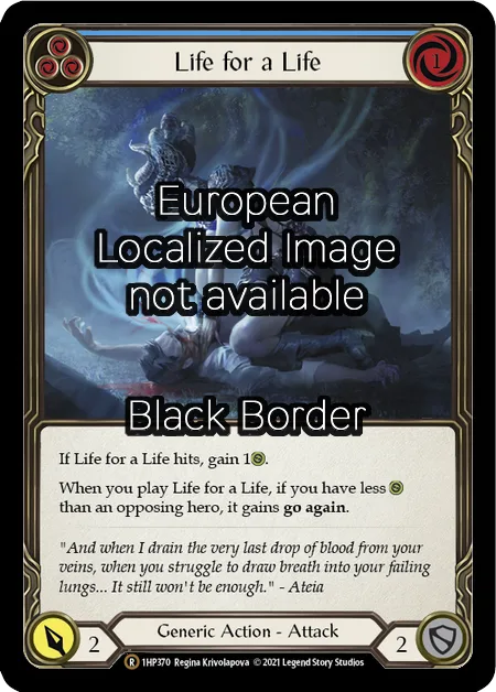 Life for a Life (Blue)