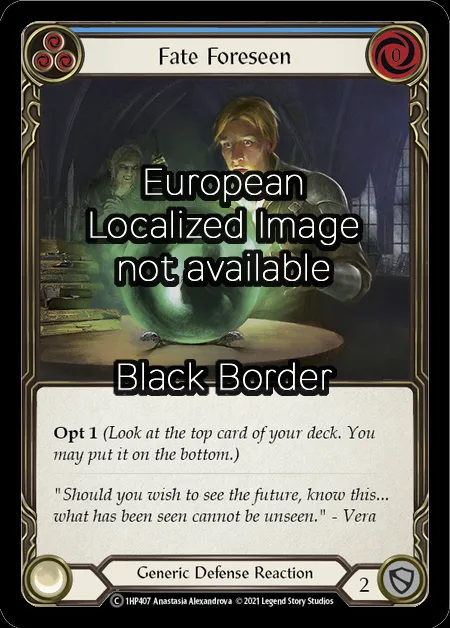 Fate Foreseen (Blue)