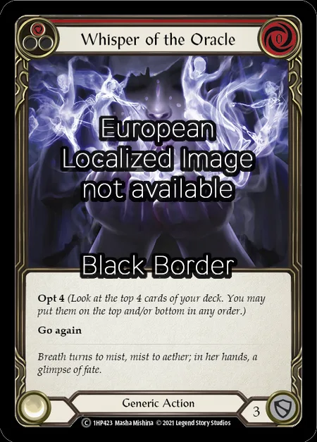 Whisper of the Oracle (Red)