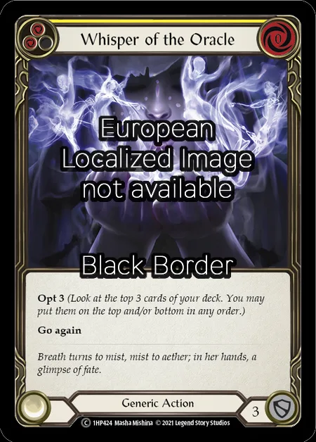 Whisper of the Oracle (Yellow)