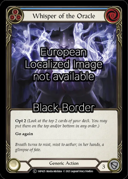 Whisper of the Oracle (Blue)