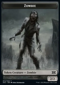 Zombie Token (Black 2/2)