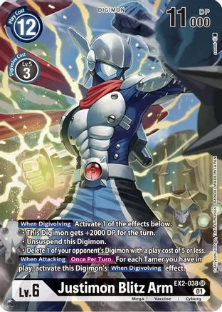Justimon Blitz Arm (EX2-038)