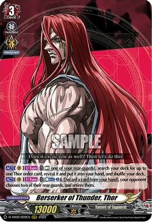 Berserker of Thunder, Thor [D Format]