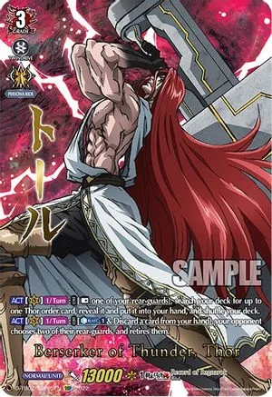 Berserker of Thunder, Thor [D Format]