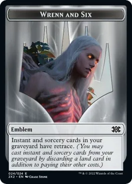 Spirit Token (W 1/1) // Wrenn and Six Emblem