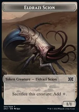 Eldrazi Scion Token (C 1/1) // Zombie Token (B 2/2)