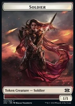 Soldier Token (W 1/1) // Bear Token (G 4/4)
