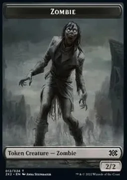 Zombie Token (B 2/2) // Spirit Token (C 1/1)