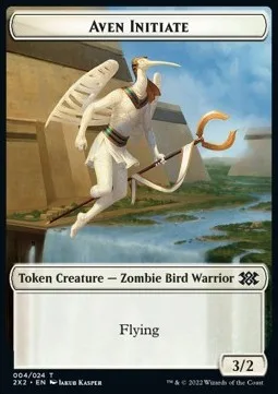 Aven Initiate Token // Bear Token (G 4/4)