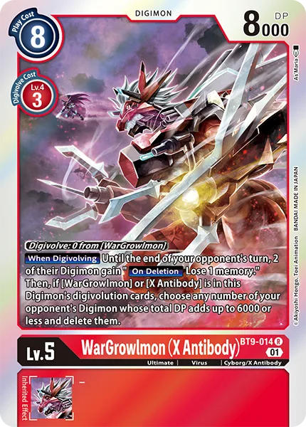 WarGrowlmon (X Antibody) (BT9-014)