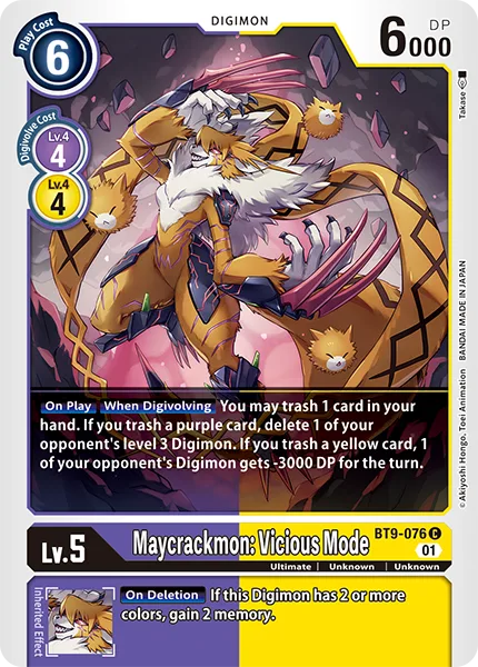 Maycrackmon: Vicious Mode (BT9-076)