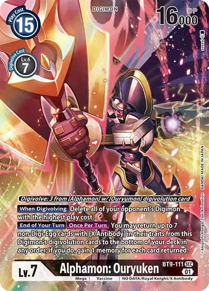 Alphamon: Ouryuken (BT9-111)