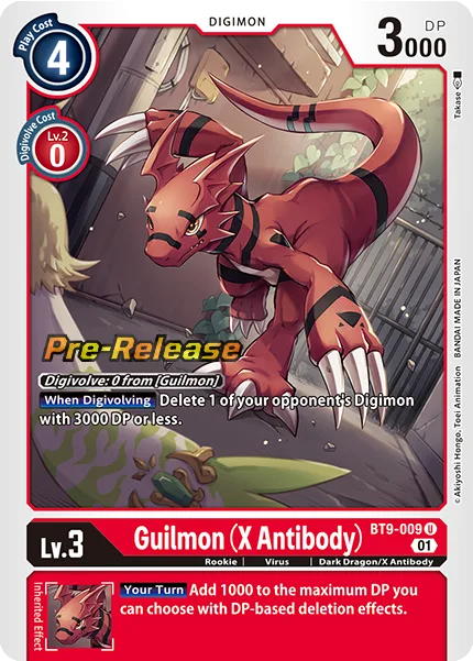 Guilmon (X Antibody) (BT9-009)