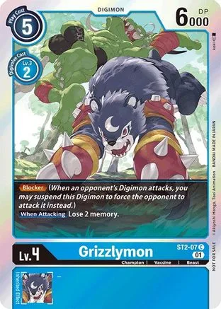 Grizzlymon (ST2-07)