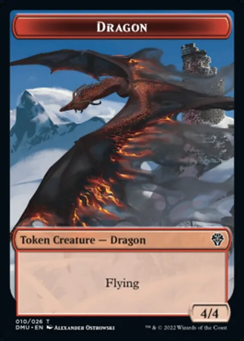 Dragon Token (Red 4/4)