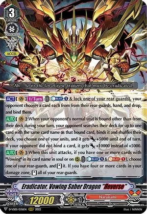 Eradicator, Vowing Saber Dragon ""Яeverse"" [V Format]